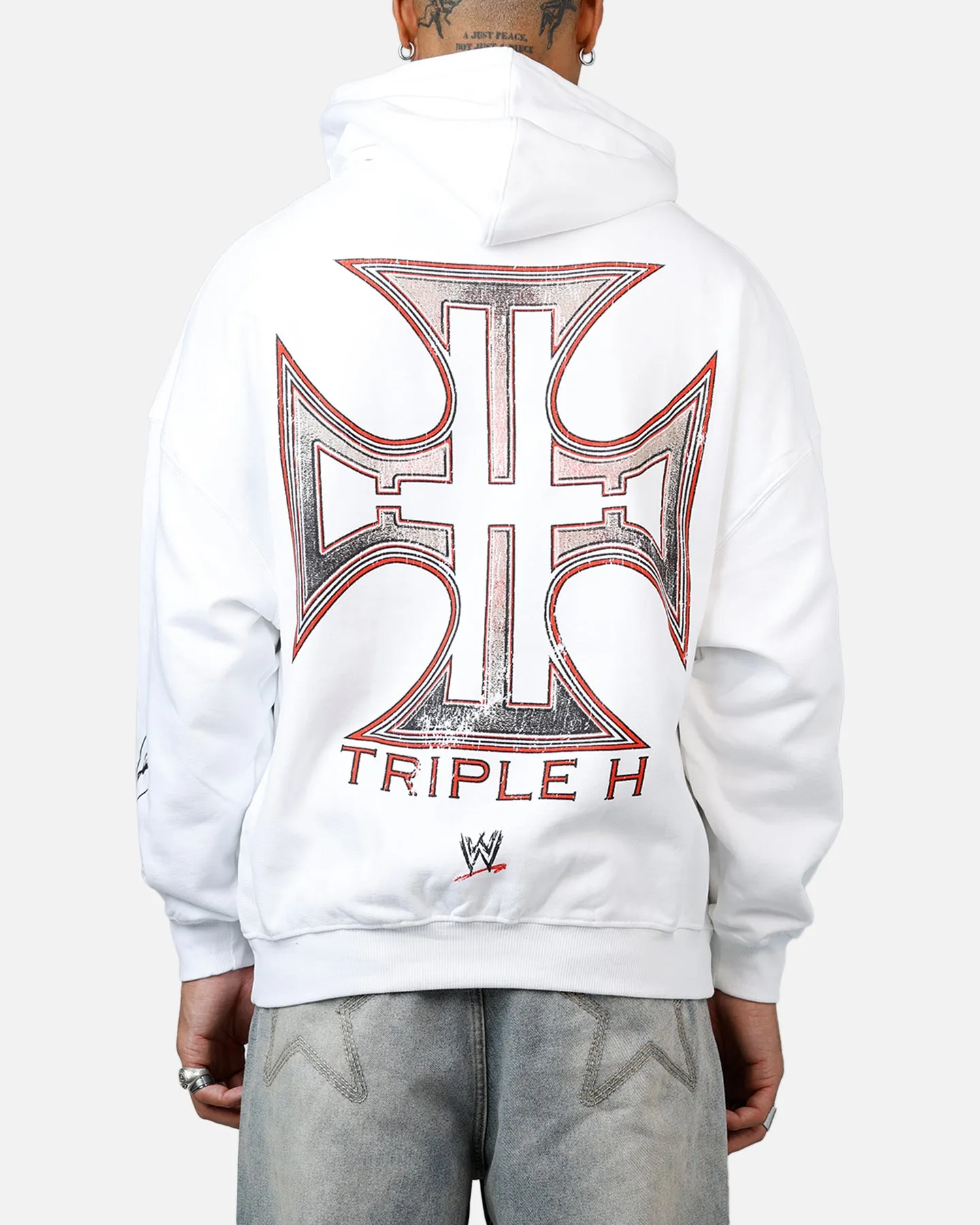 Culture Kings X WWE Triple H Wrestlemania XLI Hoodie White sold by Culture Kings