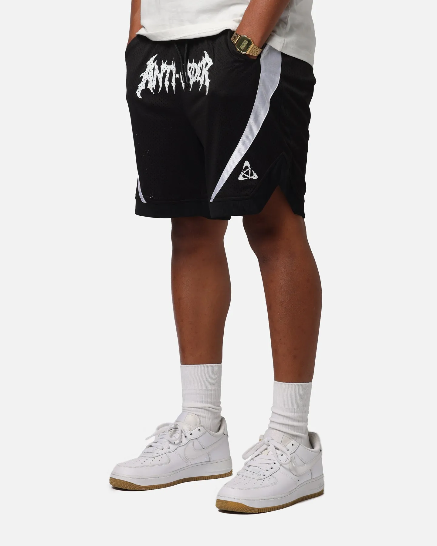 The Anti Order Sparta Mesh Basketball Shorts Black/White sold by Culture Kings product image thumbnail 5