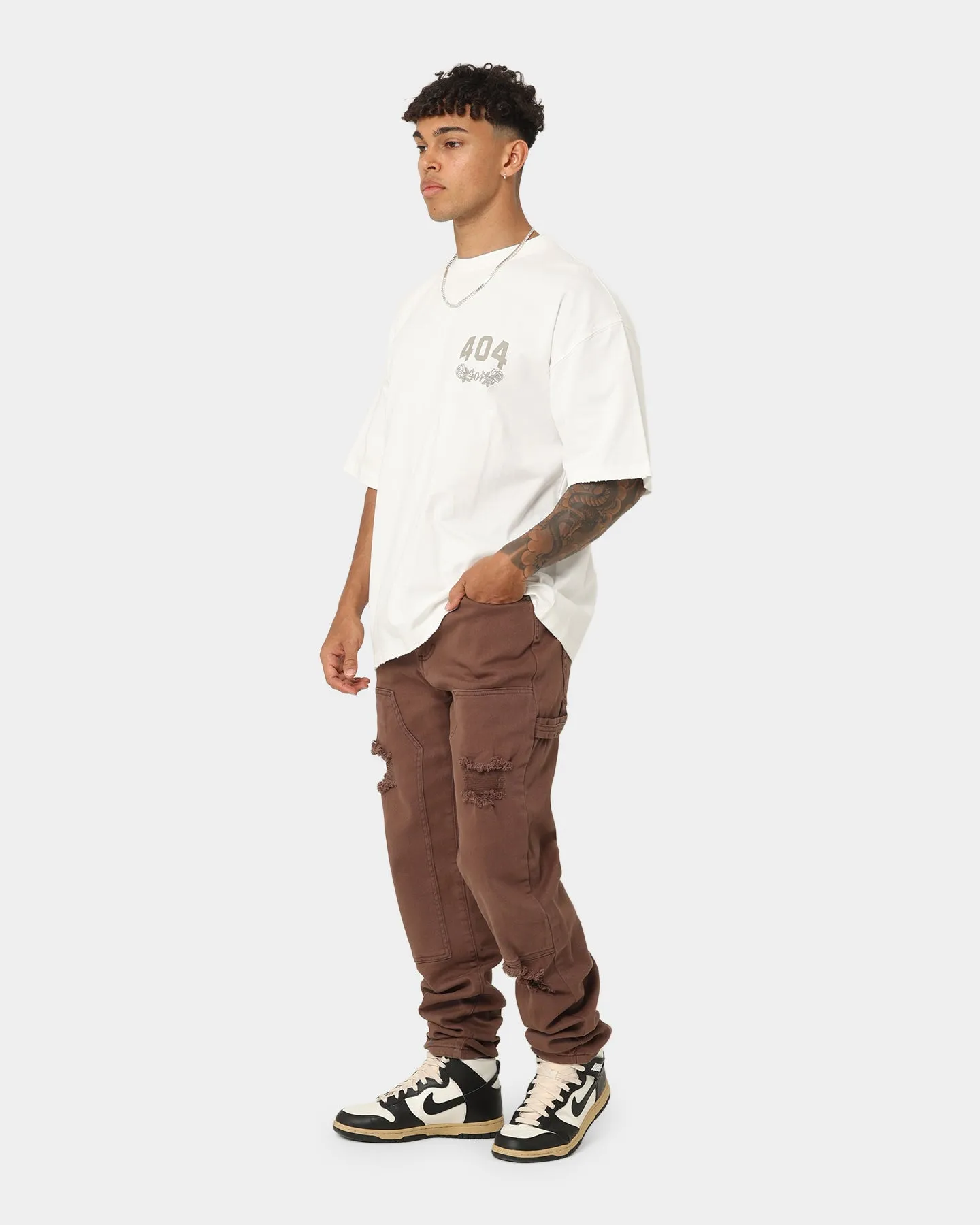 404 Distressed Carpenter Pants Brown sold by Culture Kings product image thumbnail 2