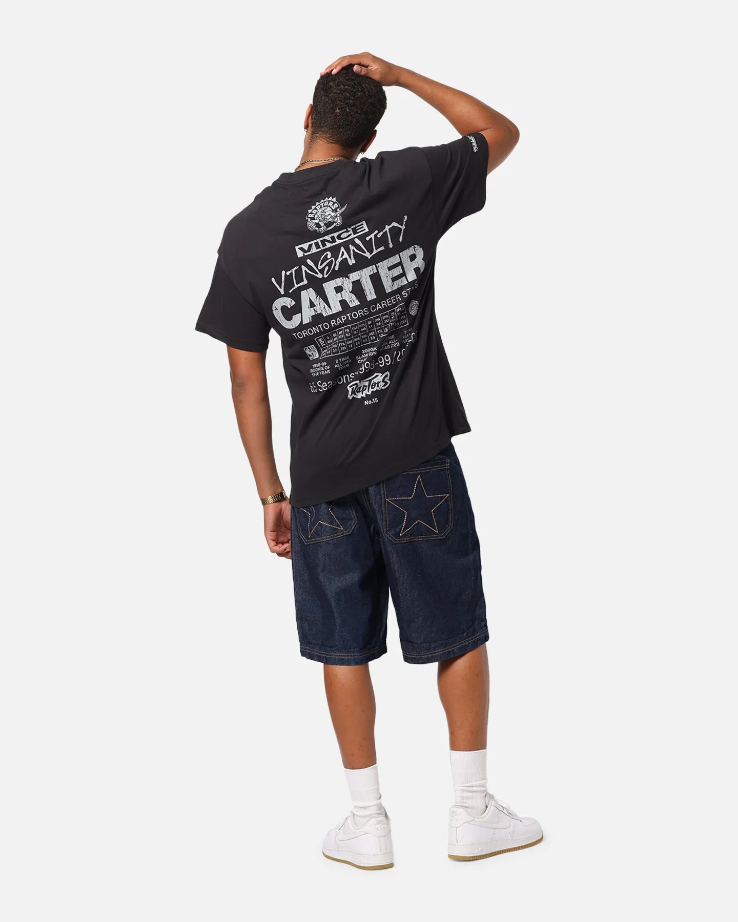 Mitchell & Ness Toronto Raptors Vince Carter Air Canada T-Shirt Overdyed Black sold by Culture Kings product image thumbnail 4