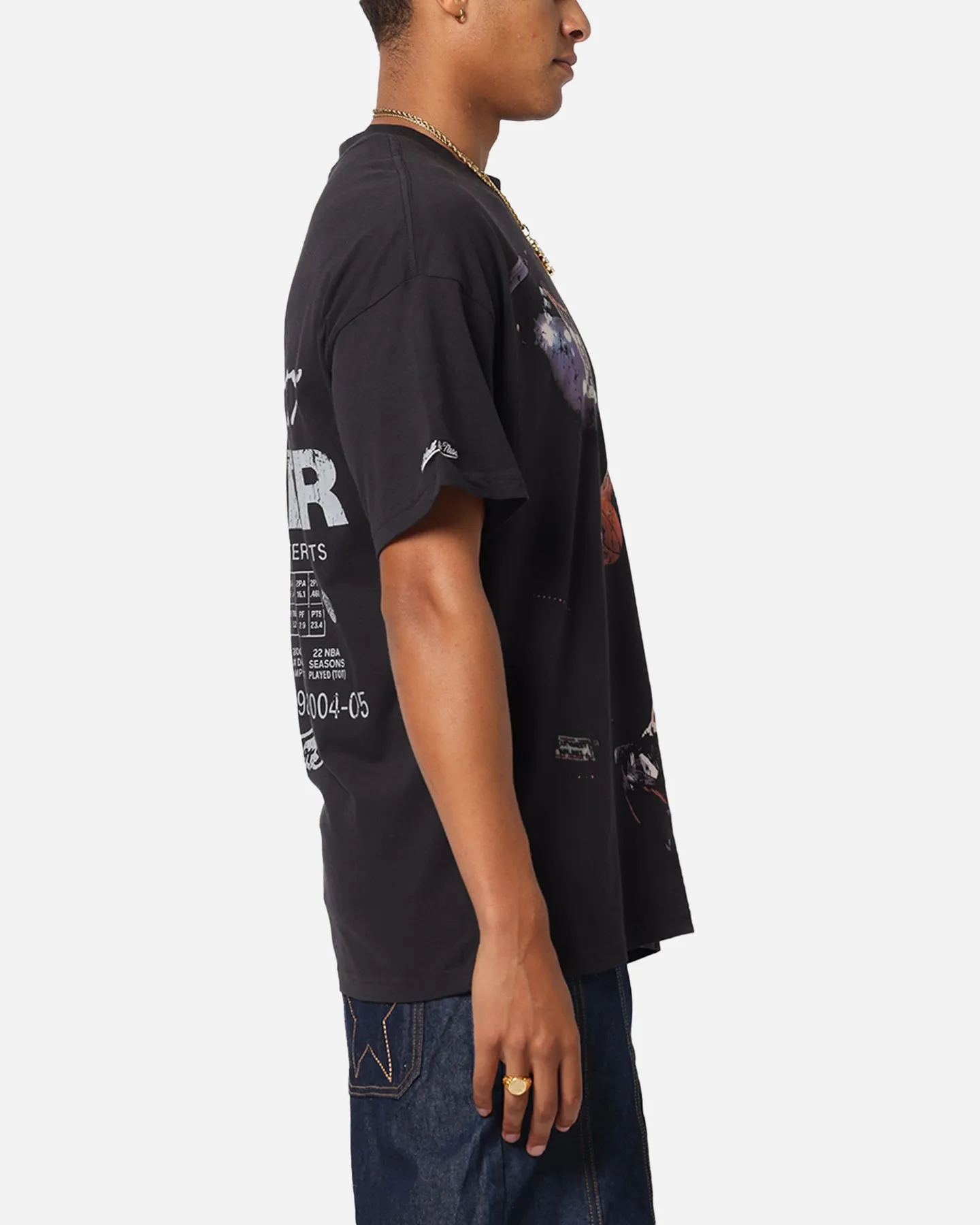 Mitchell & Ness Toronto Raptors Vince Carter Air Canada T-Shirt Overdyed Black sold by Culture Kings product image thumbnail 5