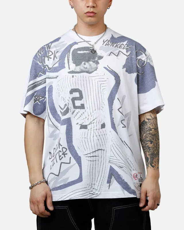 Mitchell & Ness Derek Jeter Showstopper T-Shirt Navy sold by Culture Kings