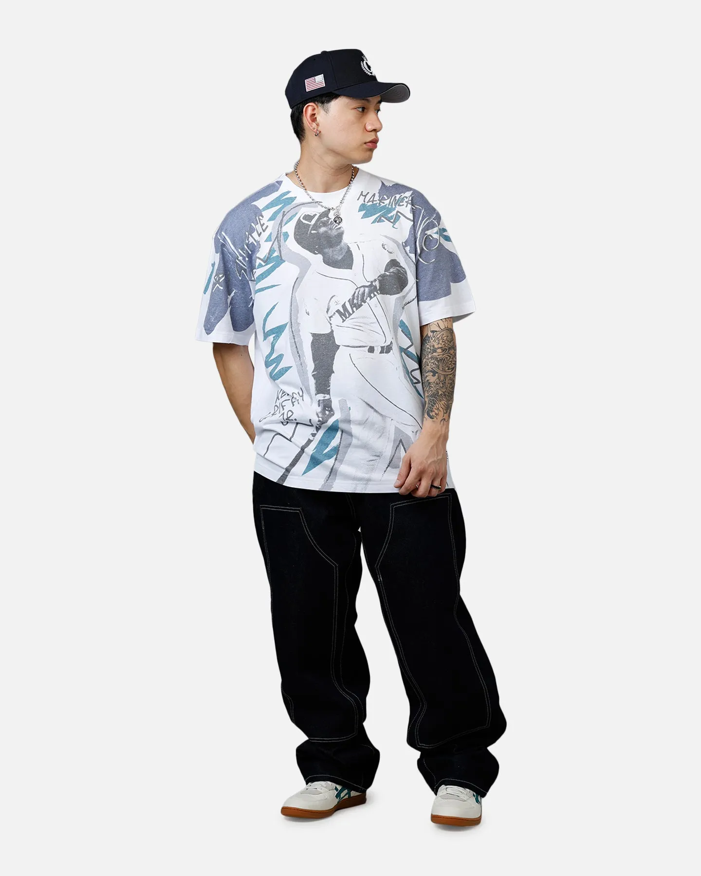 Mitchell & Ness Ken Griffey Jr. Showstopper T-Shirt Navy sold by Culture Kings product image thumbnail 4