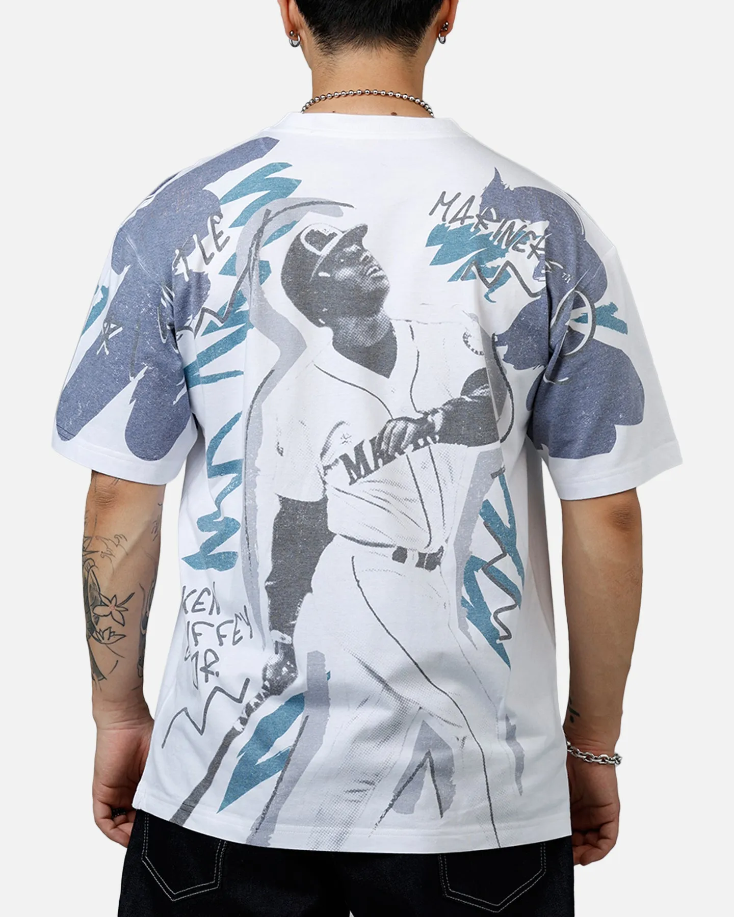 Mitchell & Ness Ken Griffey Jr. Showstopper T-Shirt Navy sold by Culture Kings product image thumbnail 3