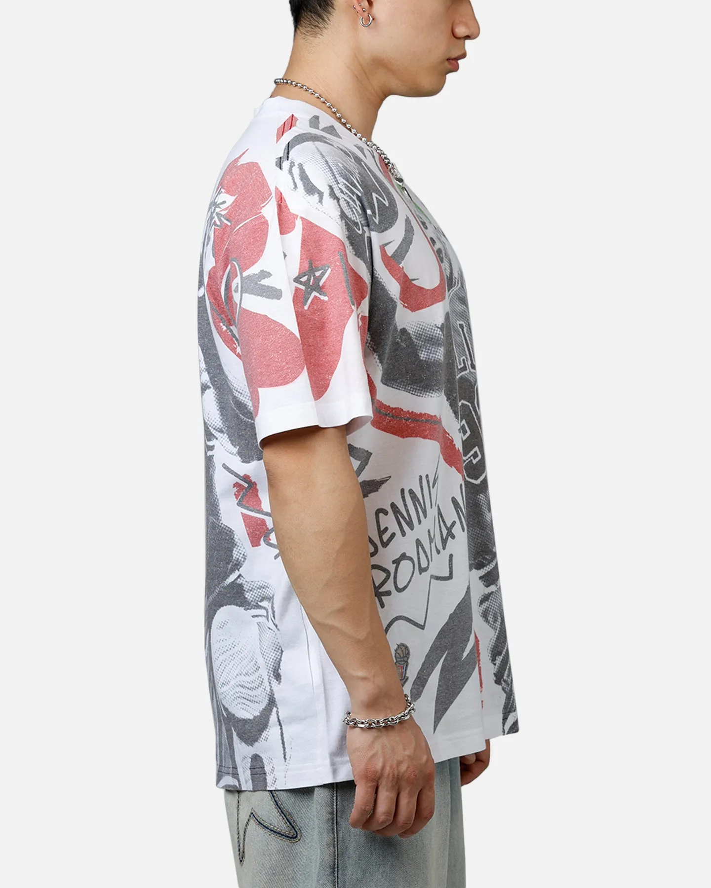 Mitchell & Ness Dennis Rodman Showstopper T-Shirt Red sold by Culture Kings product image thumbnail 4