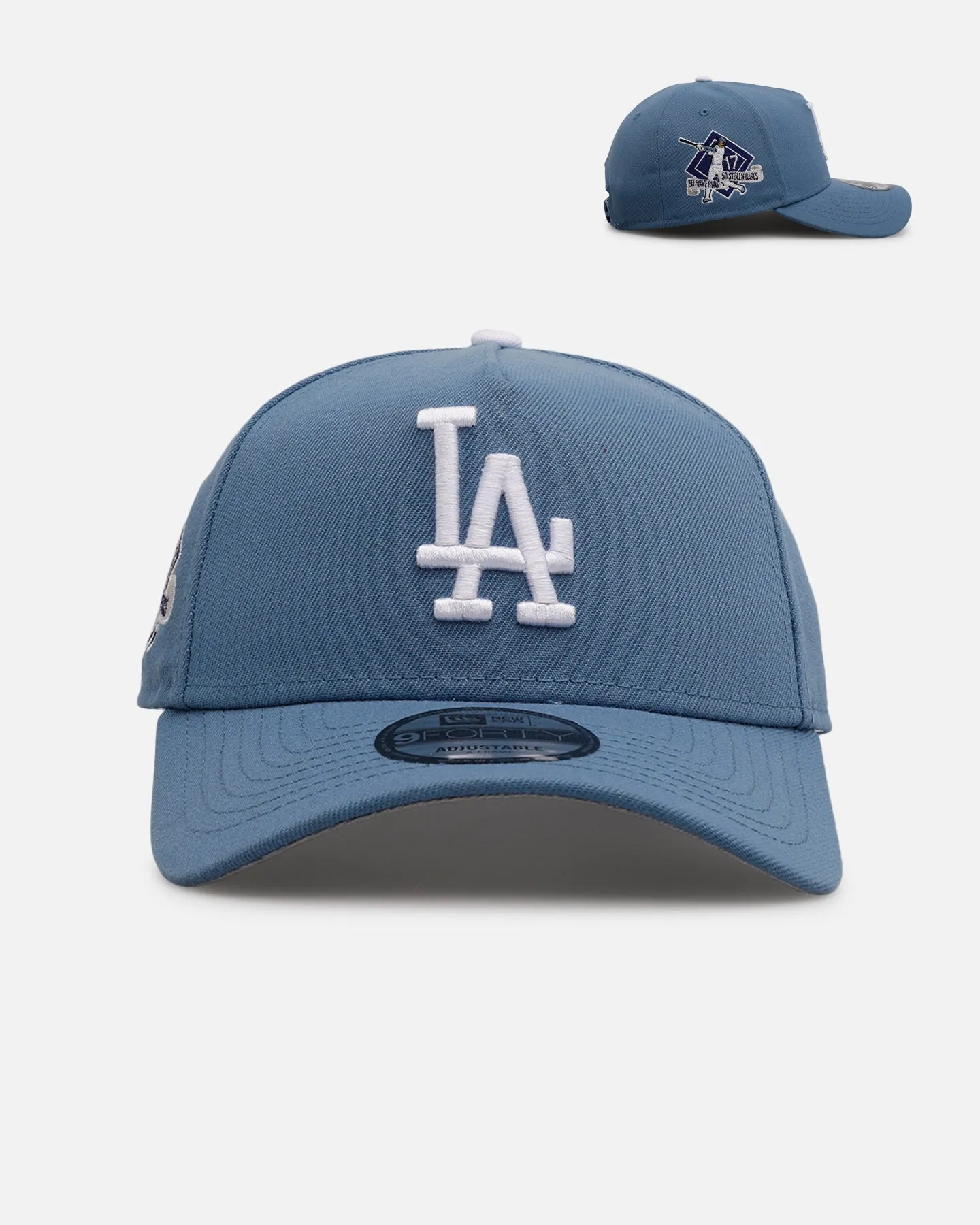 New Era Los Angeles Dodgers 'Shotime' 9FORTY A-Frame Snapback Faded Blue sold by Culture Kings