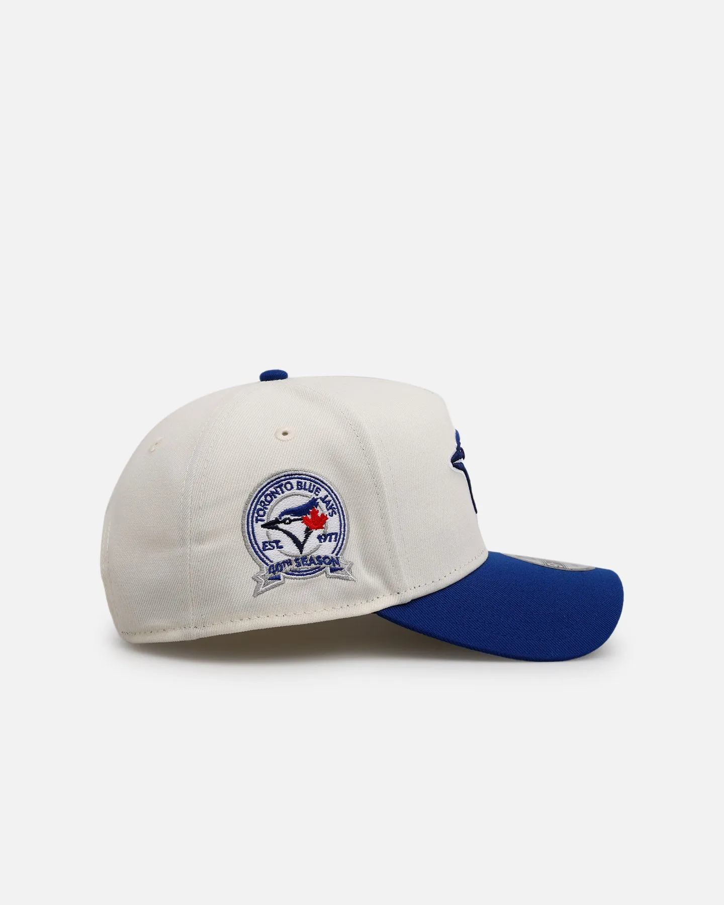 New Era Toronto Blue Jays 'Team Color Visor' 9FORTY A-Frame Snapback Chrome/Official Team Color sold by Culture Kings product image thumbnail 3