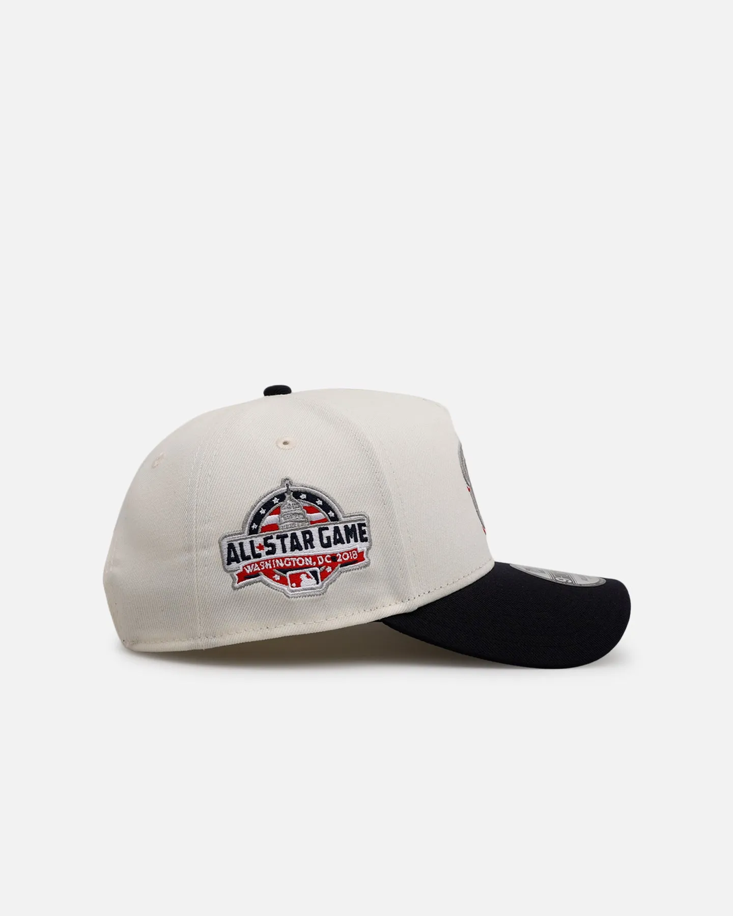 New Era Washington Nationals 'Team Color Visor' 9FORTY A-Frame Snapback Chrome/Official Team Color sold by Culture Kings product image thumbnail 3