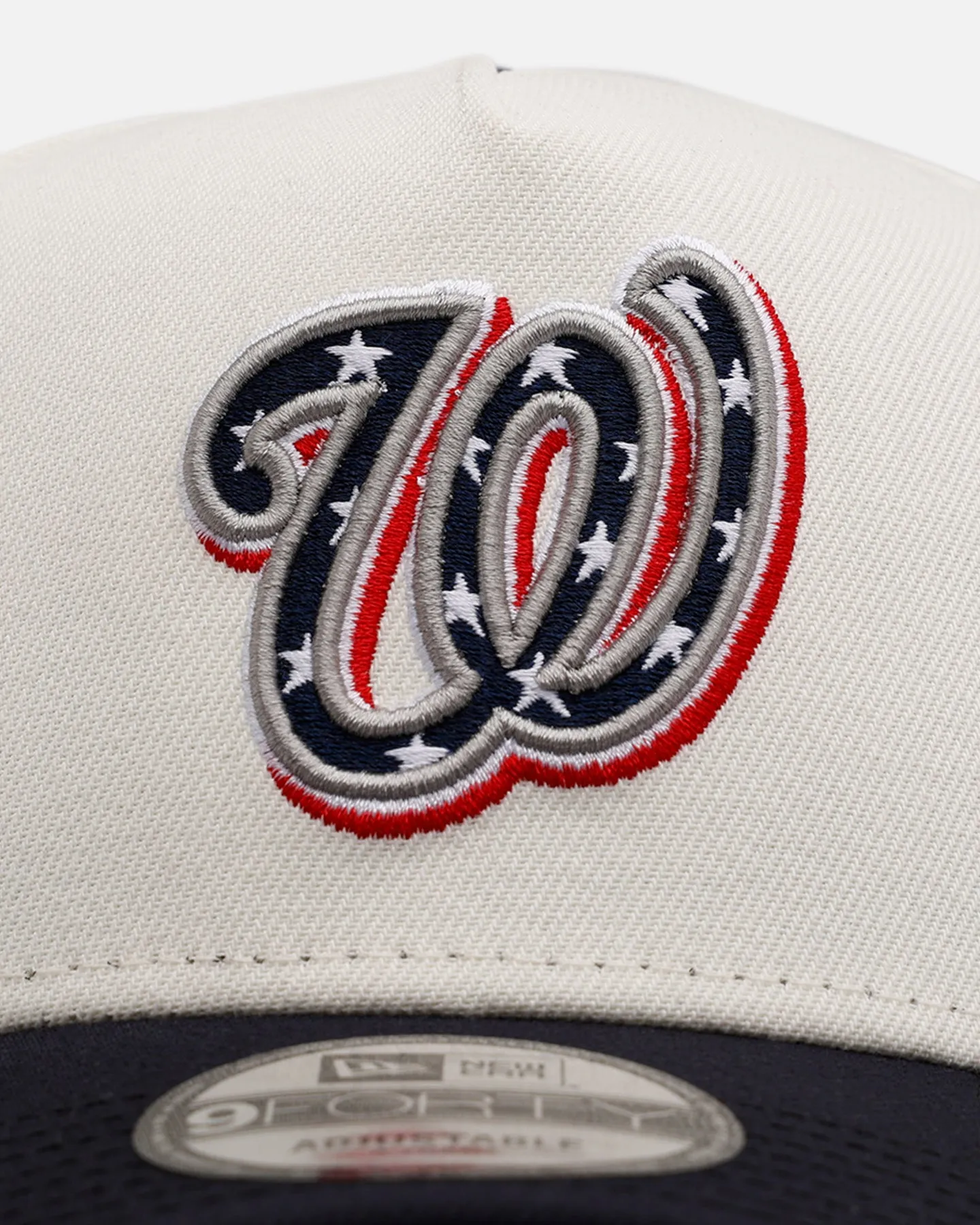 New Era Washington Nationals 'Team Color Visor' 9FORTY A-Frame Snapback Chrome/Official Team Color sold by Culture Kings product image thumbnail 5