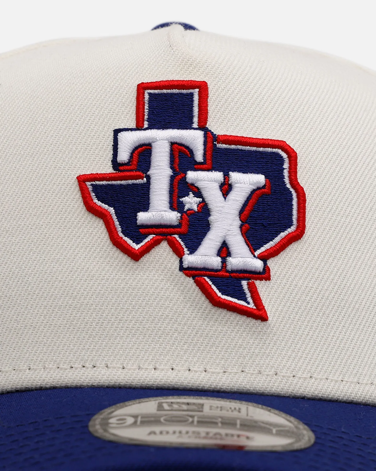 New Era Texas Rangers 'Team Color Visor' 9FORTY A-Frame Snapback Chrome/Official Team Color sold by Culture Kings product image thumbnail 5