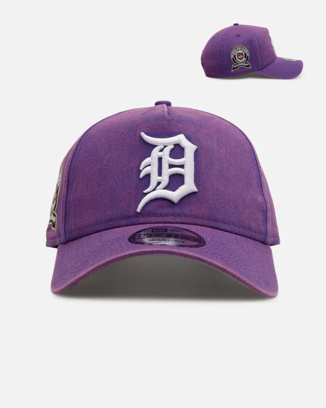 New Era Detroit Tigers 'Washed Purple' 9FORTY A-Frame Snapback Washed Purple sold by Culture Kings