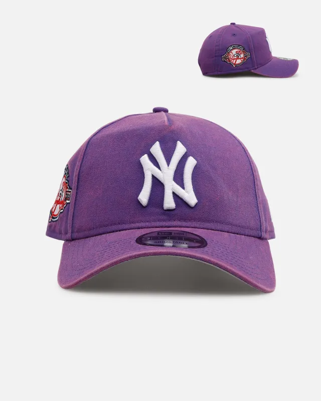 New Era New York Yankees 'Washed Purple' 9FORTY A-Frame Snapback Washed Purple sold by Culture Kings