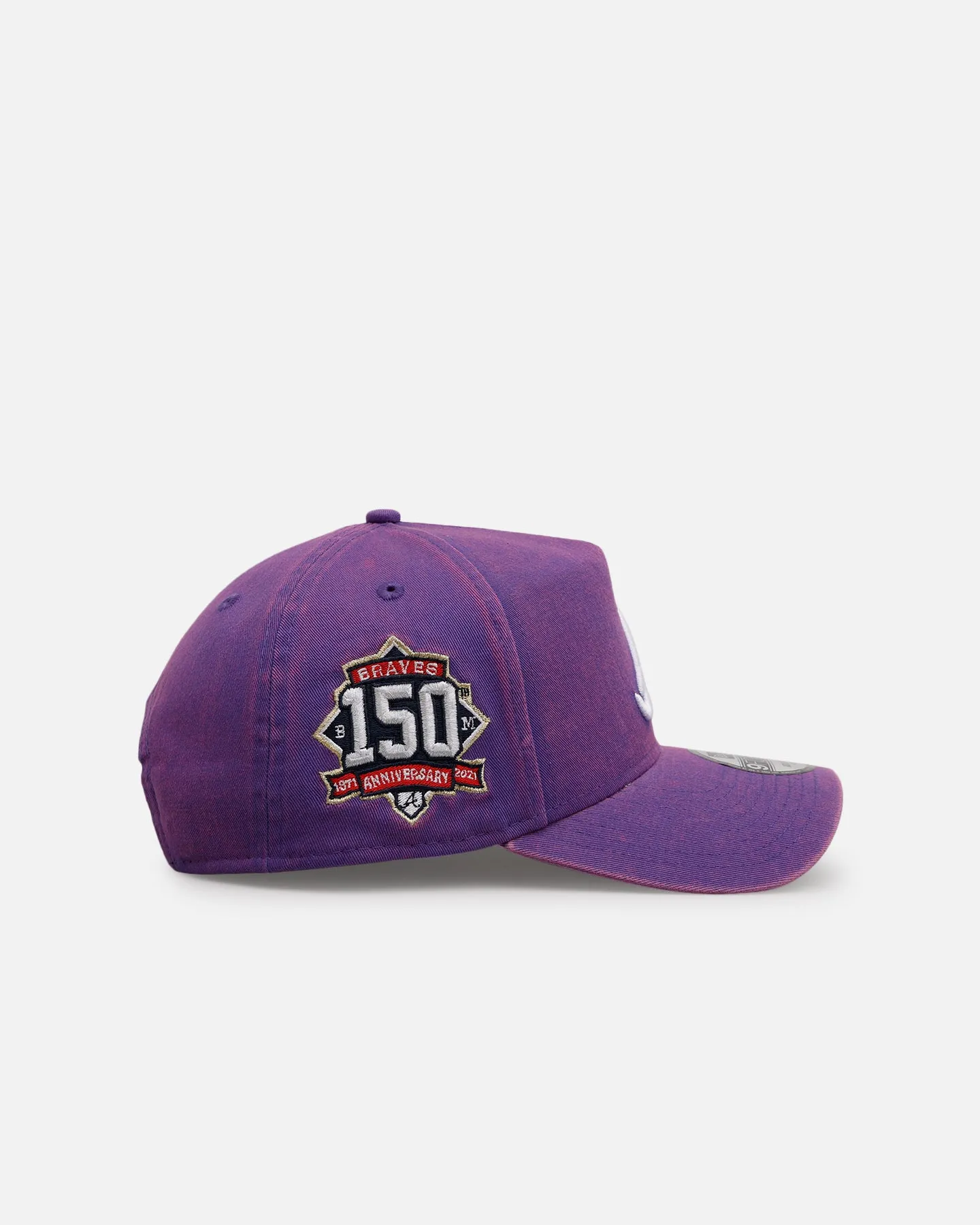 New Era Atlanta Braves 'Washed Purple' 9FORTY A-Frame Snapback Washed Purple sold by Culture Kings product image thumbnail 3