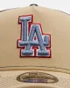 New Era Los Angeles Dodgers 'Vintage Truckers' 9FORTY A-Frame Trucker Snapback Vegas Gold sold by Culture Kings