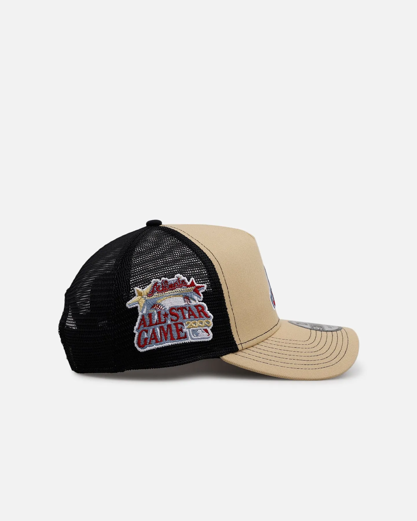 New Era Atlanta Braves 'Vintage Truckers' 9FORTY A-Frame Trucker Snapback Vegas Gold sold by Culture Kings product image thumbnail 3