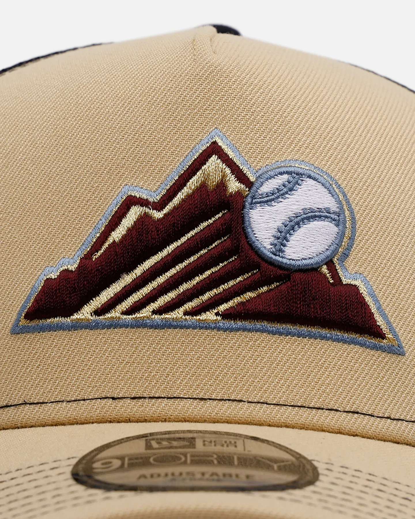 New Era Colorado Rockies 'Vintage Truckers' 9FORTY A-Frame Trucker Snapback Vegas Gold sold by Culture Kings product image thumbnail 5