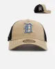 New Era Detroit Tigers 'Vintage Truckers' 9FORTY A-Frame Trucker Snapback Vegas Gold sold by Culture Kings