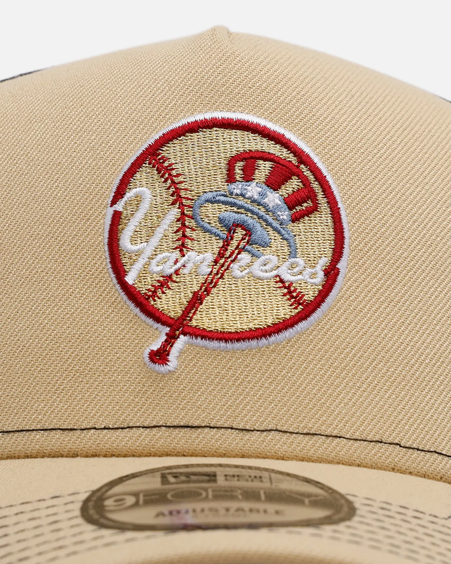 New Era New York Yankees 'Vintage Truckers' 9FORTY A-Frame Trucker Snapback Vegas Gold sold by Culture Kings product image thumbnail 5