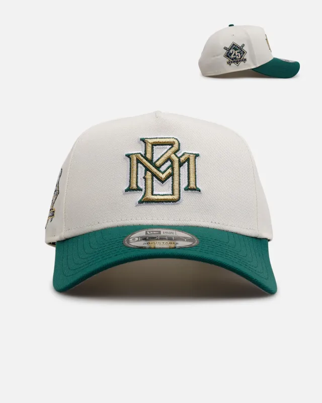 New Era Milwaukee Brewers 'Team Color Visor' 9FORTY A-Frame Snapback Chrome/Official Team Color sold by Culture Kings