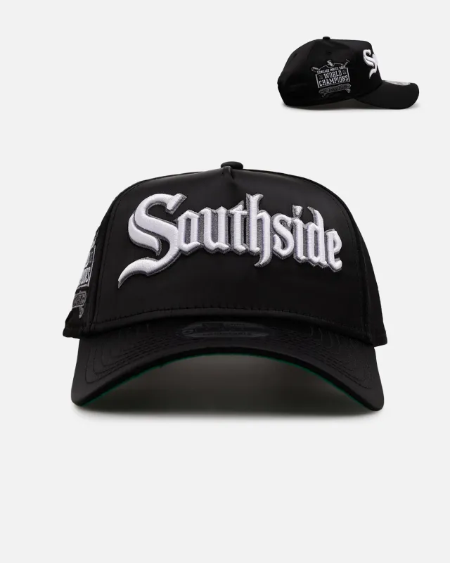 New Era Chicago White Sox 'Team Color Satin' 9FORTY A-Frame Snapback Official Team Color sold by Culture Kings