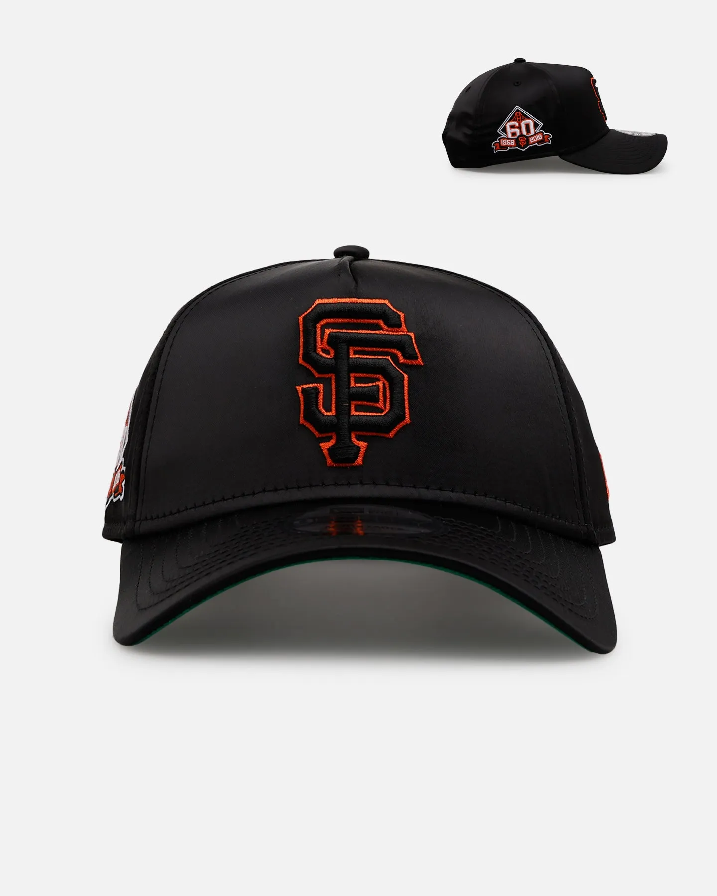 New Era San Francisco Giants 'Team Color Satin' 9FORTY A-Frame Snapback Official Team Color sold by Culture Kings