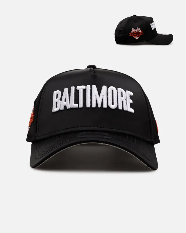 New Era Baltimore Orioles 'Team Color Satin' 9FORTY A-Frame Snapback Official Team Color sold by Culture Kings