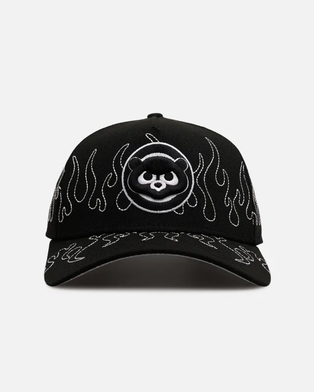 New Era Chicago Cubs 'Outline Flames' 9FORTY A-Frame Snapback Black sold by Culture Kings