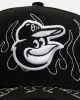 New Era Baltimore Orioles 'Outline Flames' 9FORTY A-Frame Snapback Black sold by Culture Kings