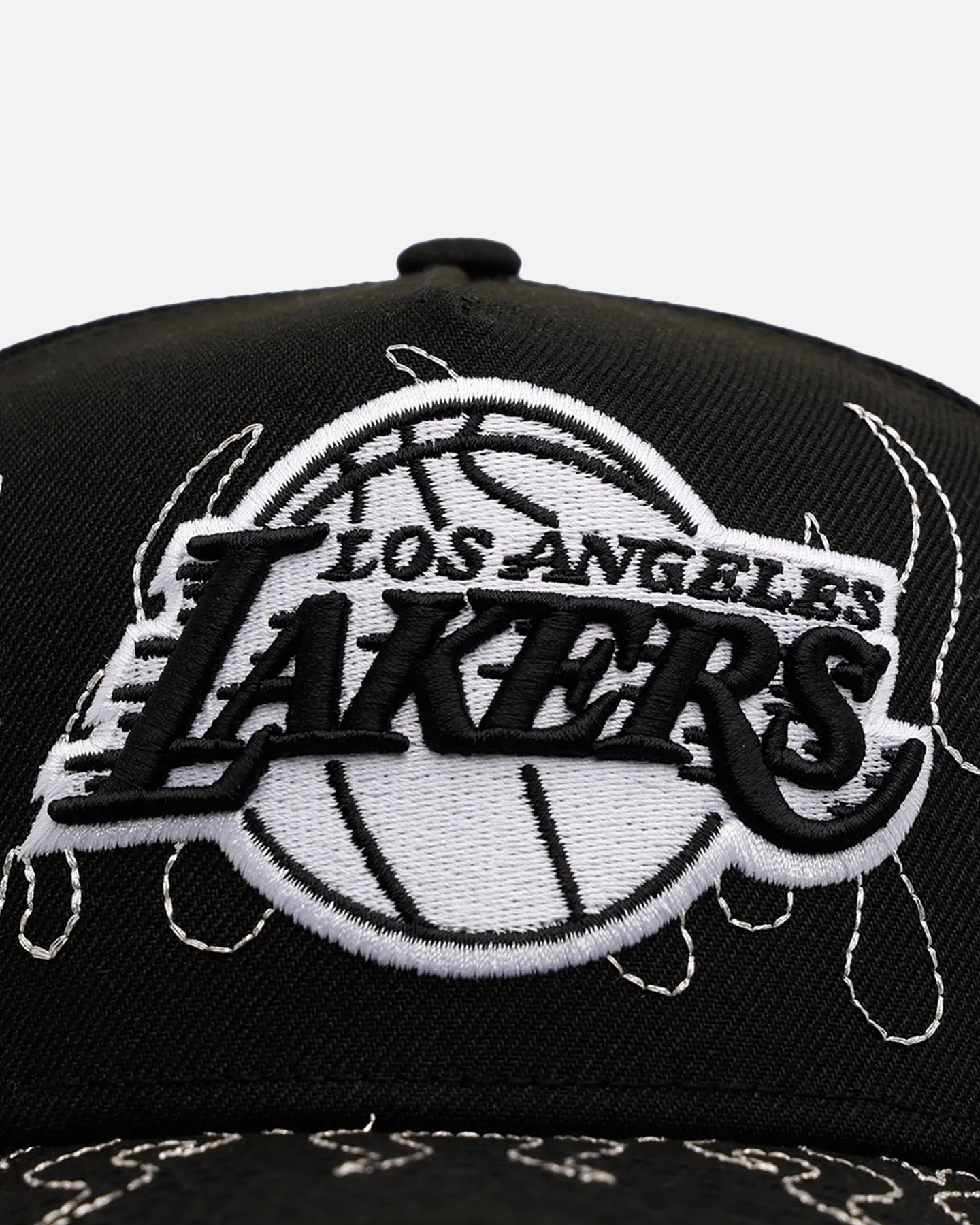 New Era Los Angeles Lakers 'Outline Flames' 9FORTY A-Frame Snapback Black sold by Culture Kings product image thumbnail 5