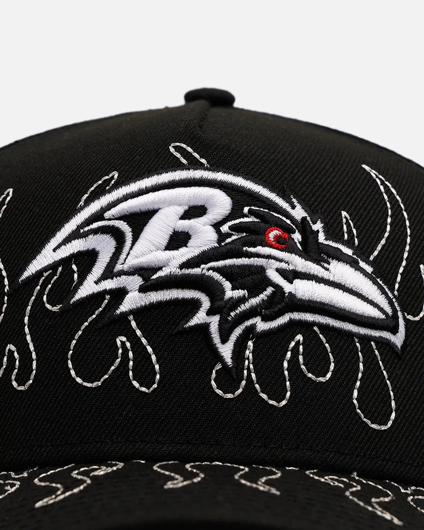 New Era Baltimore Ravens 'Outline Flames' 9FORTY A-Frame Snapback Black sold by Culture Kings product image thumbnail 5