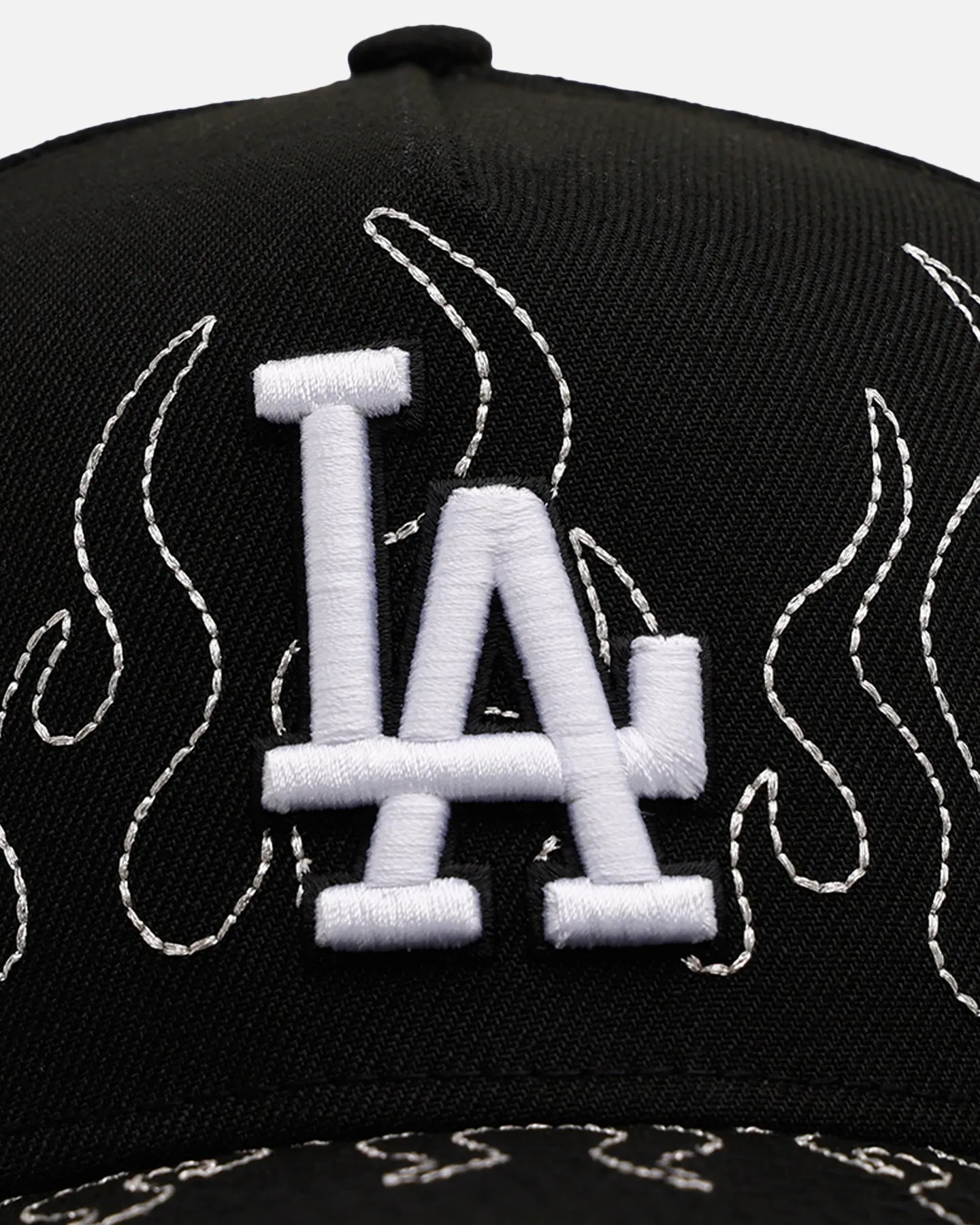 New Era Los Angeles Dodgers 'Outline Flames' 9FORTY A-Frame Snapback Black sold by Culture Kings product image thumbnail 5