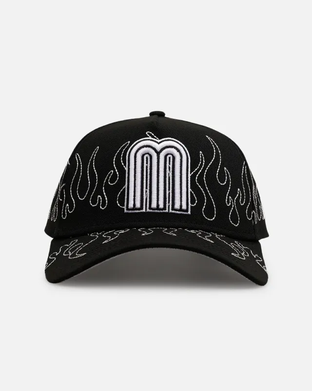 New Era Mexico National Baseball Team 'Outline Flames' 9FORTY A-Frame Snapback Black sold by Culture Kings