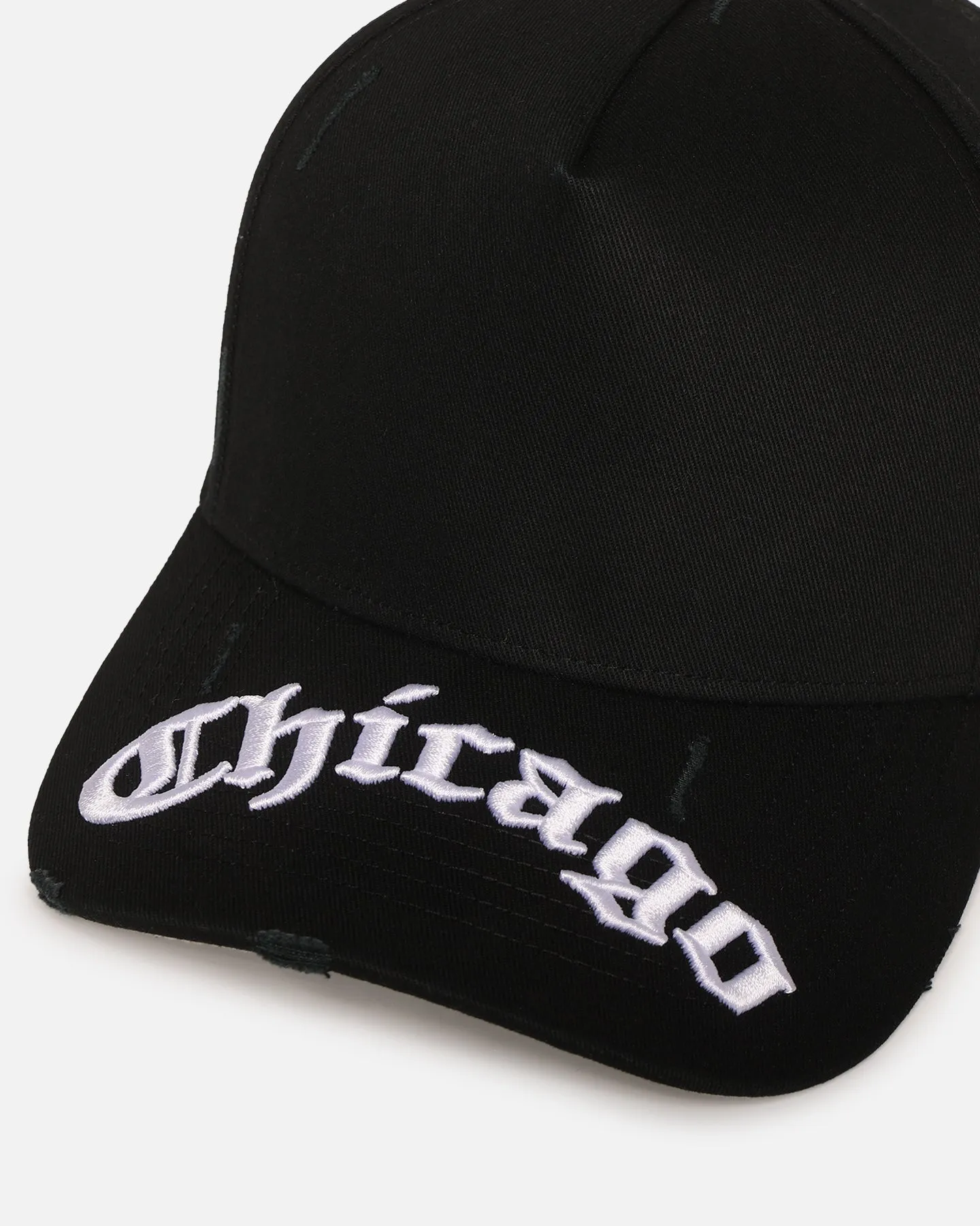 47 Brand Chicago White Sox 'Destruct Gothic Visor' 47 Offside Strapback Black/Black sold by Culture Kings product image thumbnail 5