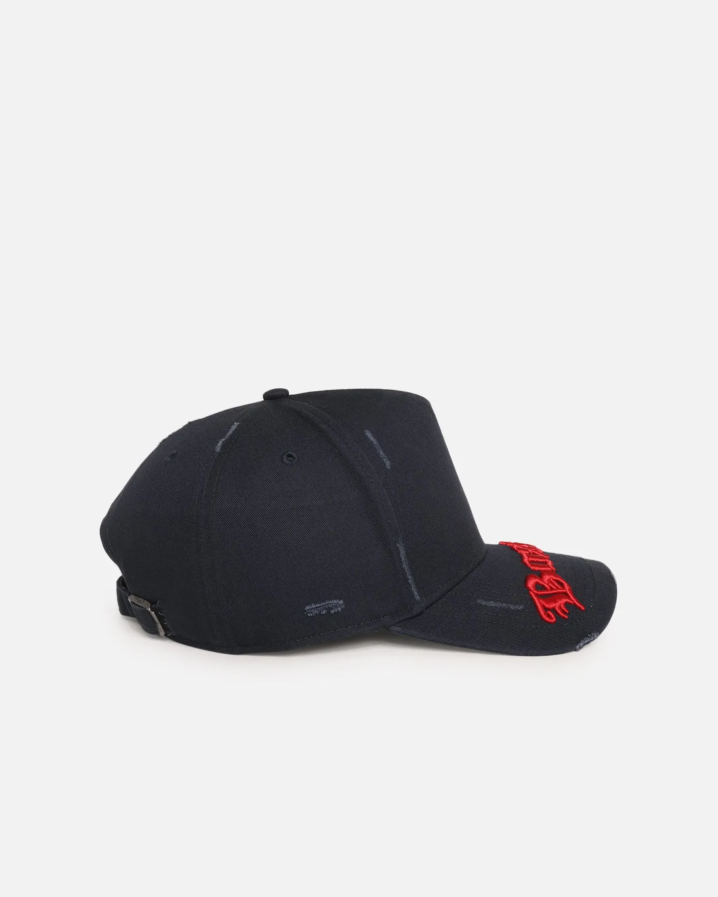 47 Brand Boston Red Sox 'Destruct Gothic Visor' 47 Offside Strapback Navy/Navy sold by Culture Kings product image thumbnail 3