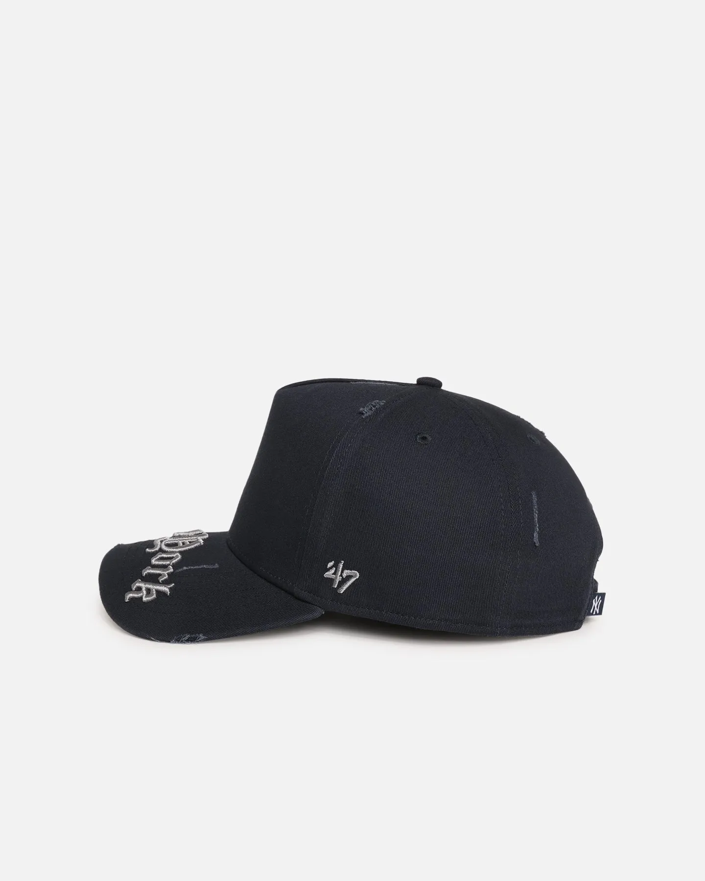 47 Brand New York Yankees 'Destruct Gothic Visor' 47 Offside Strapback Navy/Navy sold by Culture Kings product image thumbnail 4