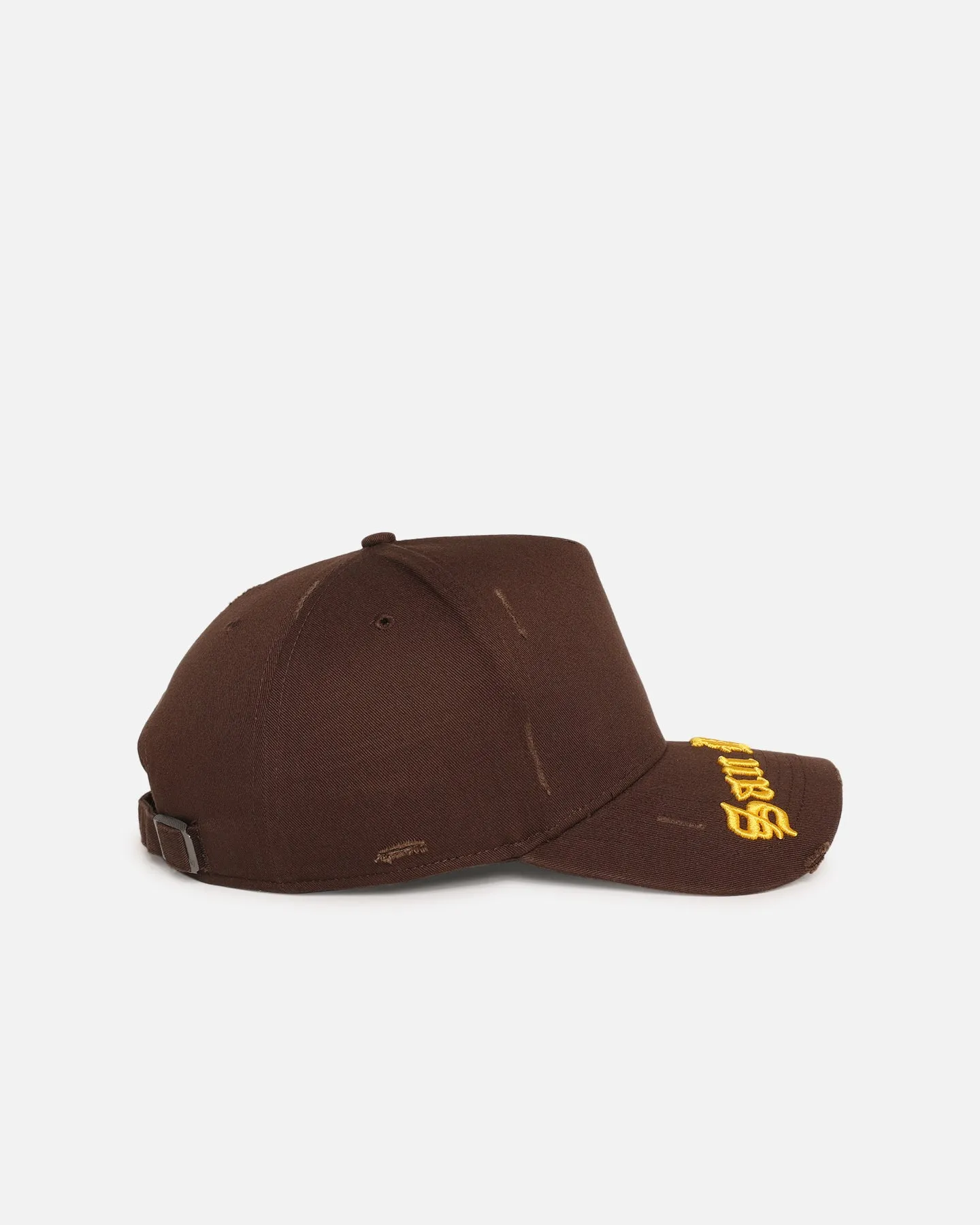 47 Brand San Diego Padres 'Destruct Gothic Visor' 47 Offside Strapback Brown/Brown sold by Culture Kings product image thumbnail 3