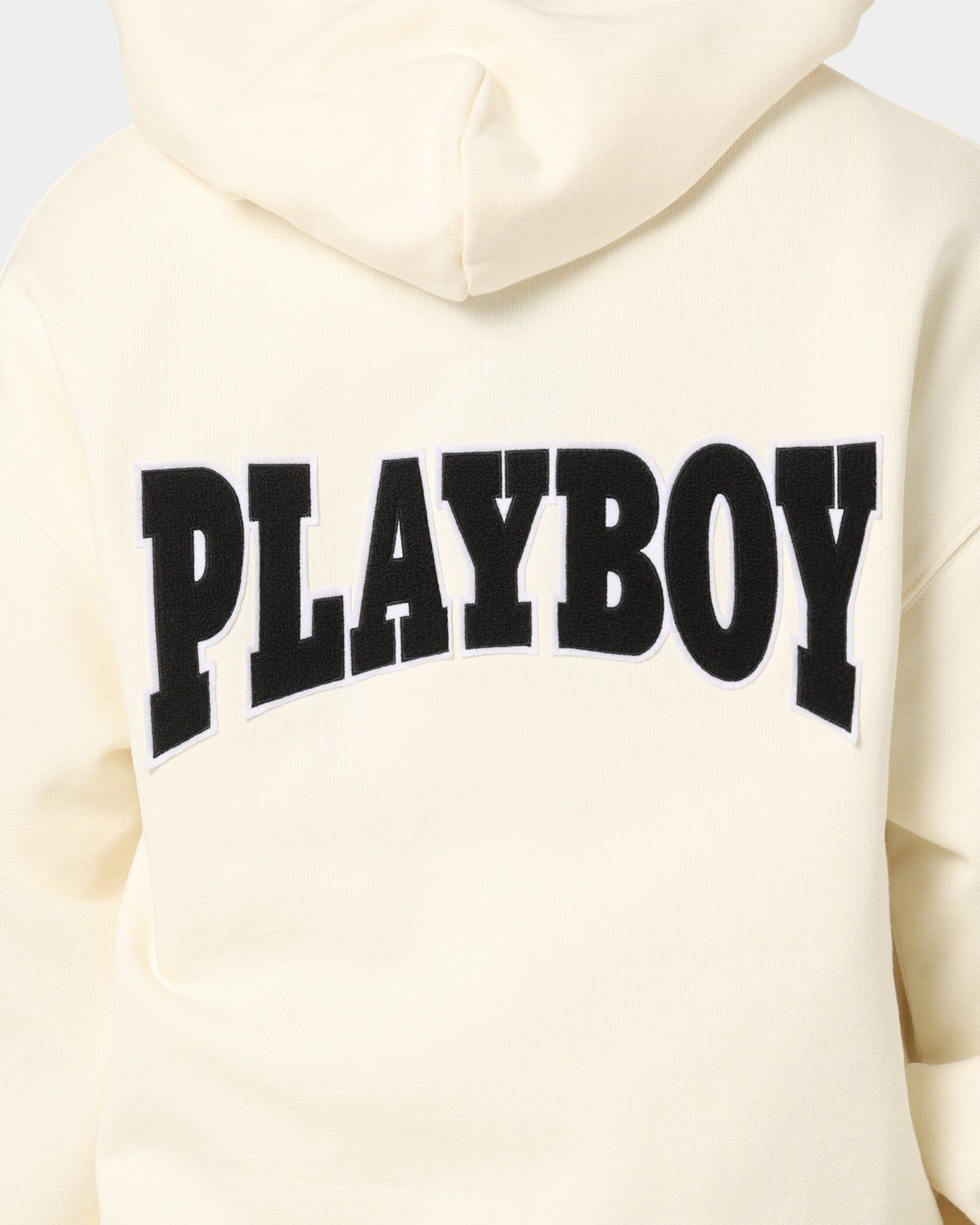 Playboy By CK Full Zip Varsity Hoodie Off White sold by Culture Kings product image thumbnail 9