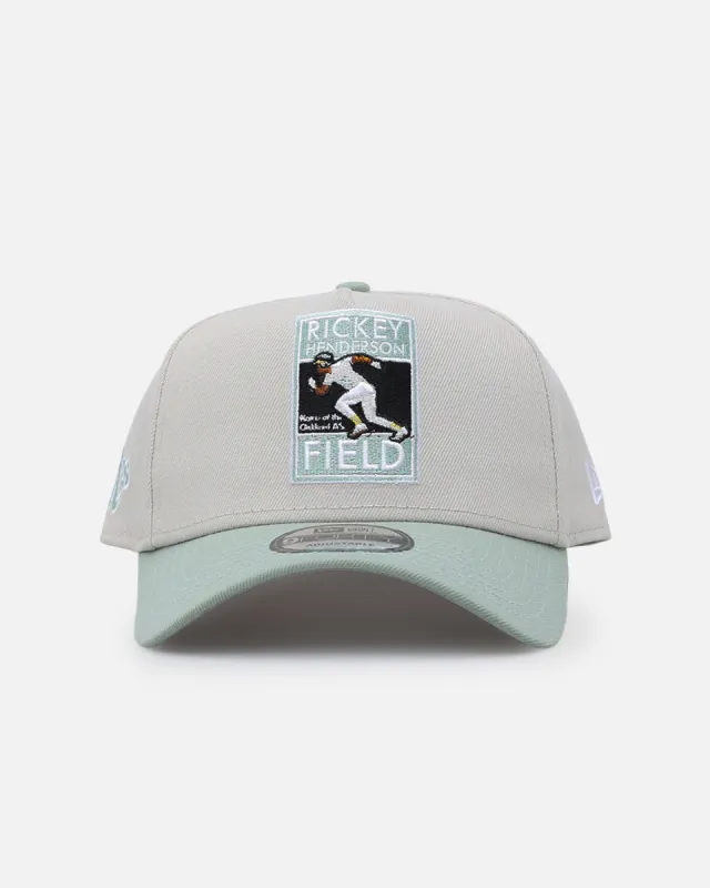 New Era Oakland Athletics 'Sea Glass' 9FORTY A-Frame Snapback Stone/Green sold by Culture Kings