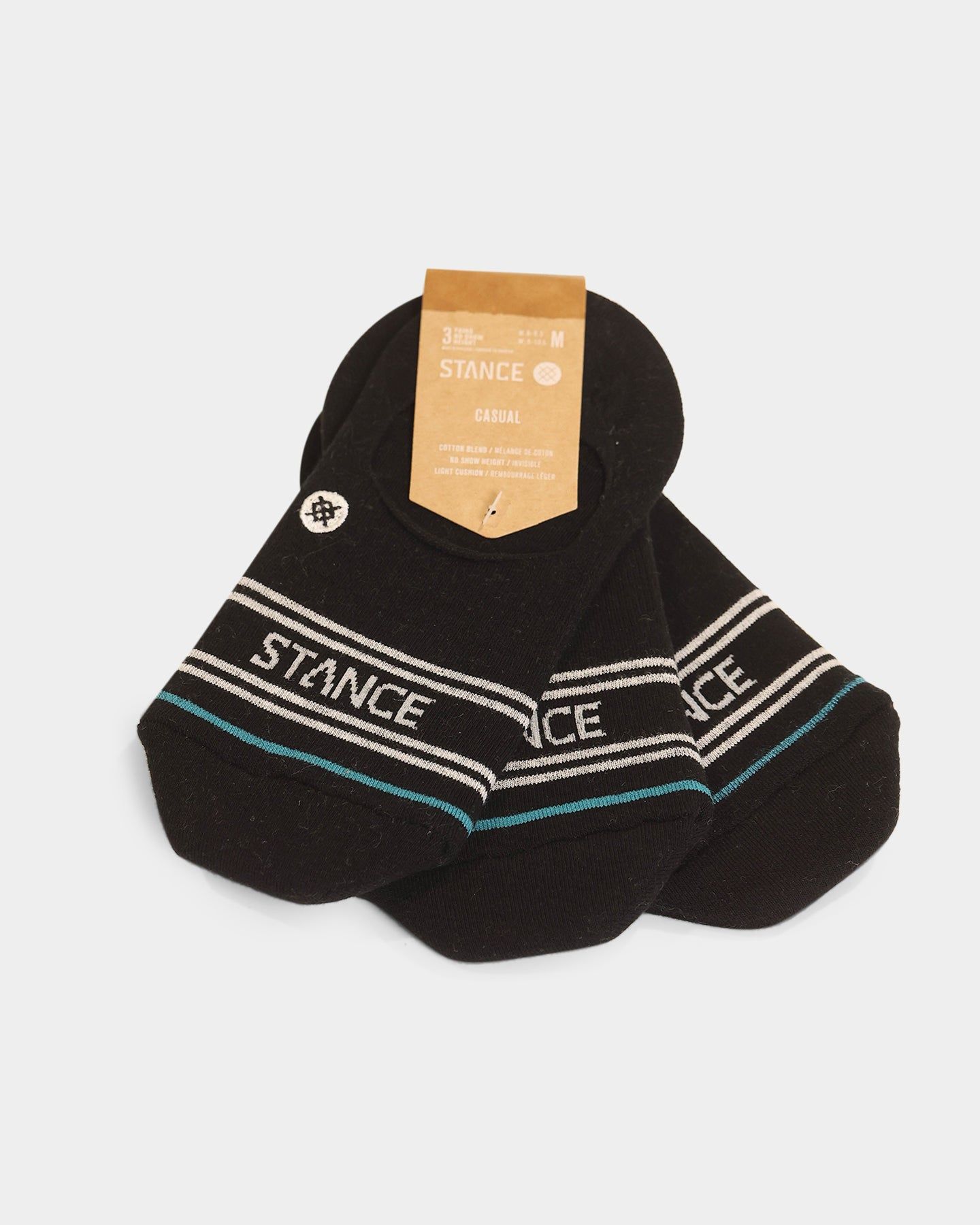 Stance Men's Basic No Show Sock 3 Pack Black sold by Culture Kings product image thumbnail 2