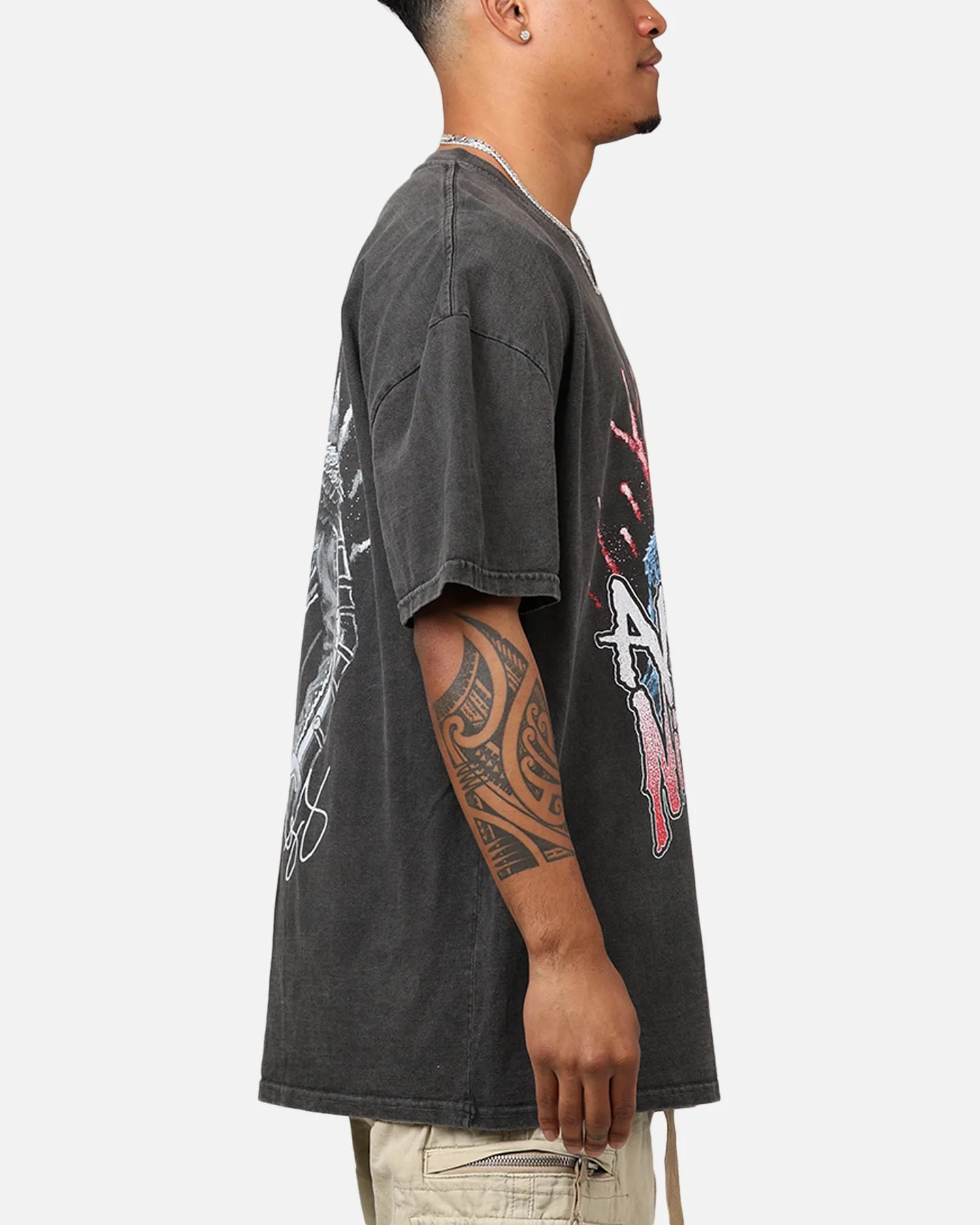 Culture Kings X WWE Cody Rhodes Heavyweight T-Shirt Black Wash sold by Culture Kings product image thumbnail 4