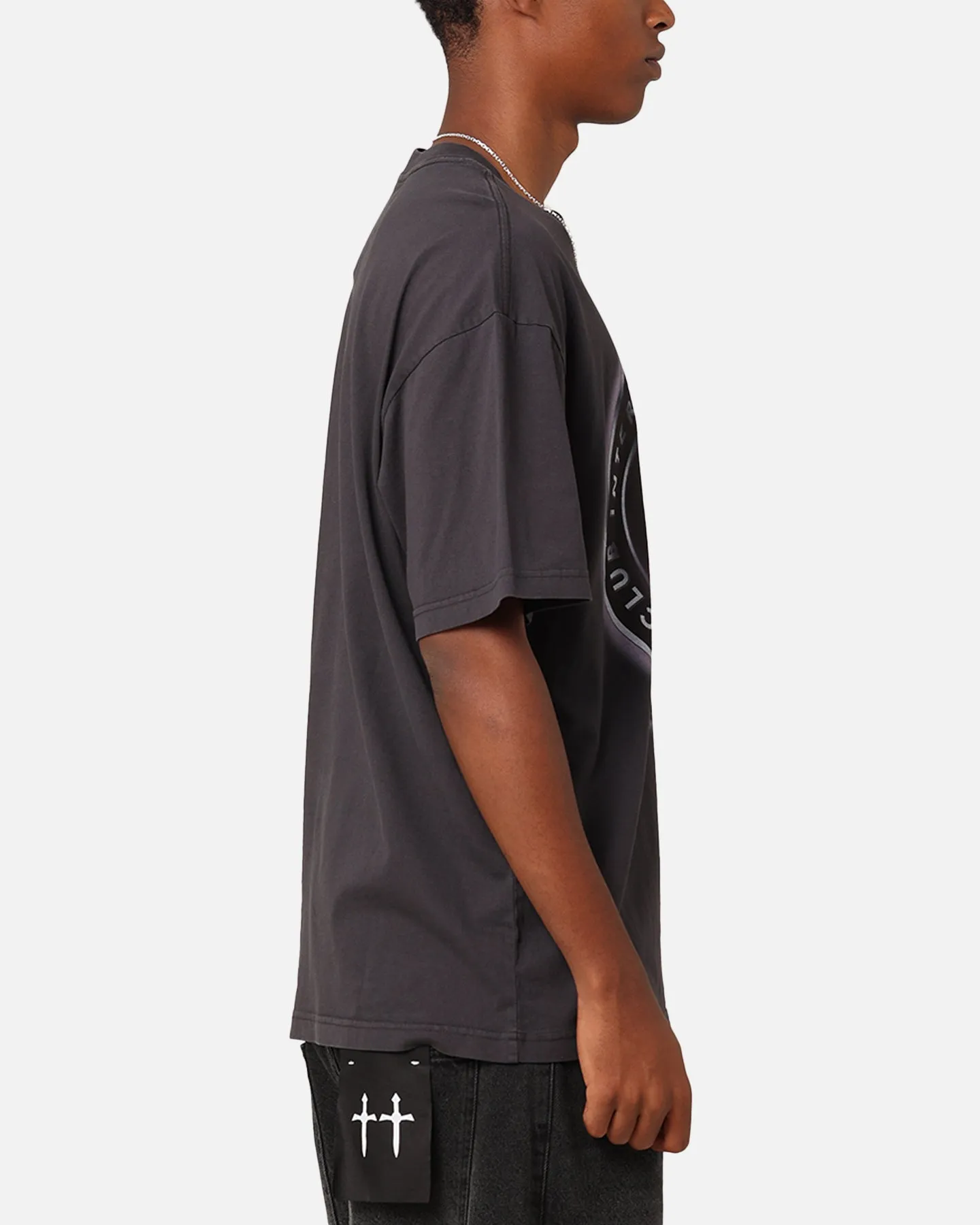 Mitchell & Ness Inter Miami CF Chrome Spray T-Shirt Faded Black sold by Culture Kings product image thumbnail 4