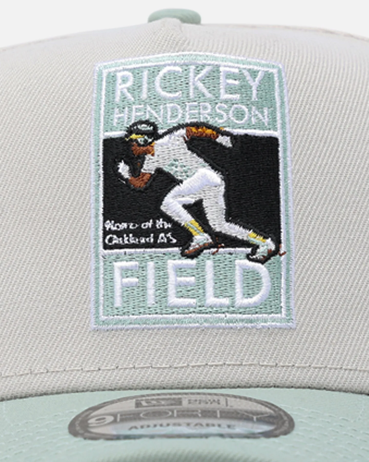 New Era Oakland Athletics 'Sea Glass' 9FORTY A-Frame Snapback Stone/Green sold by Culture Kings product image thumbnail 5