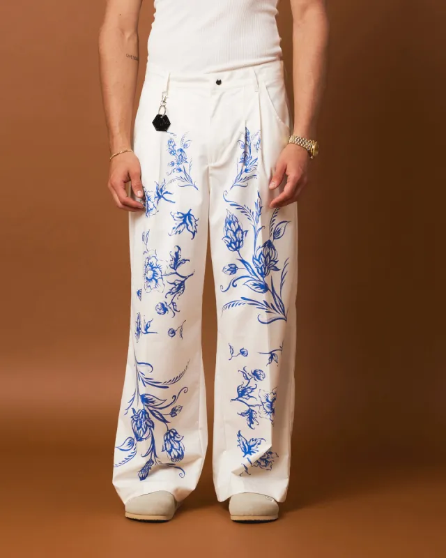 404 Ceramic Flare Trousers Off White sold by Culture Kings