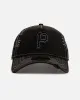 New Era Pittsburgh Pirates 'Distressed And Worn' 9FORTY A-Frame Casual Strapback Black sold by Culture Kings