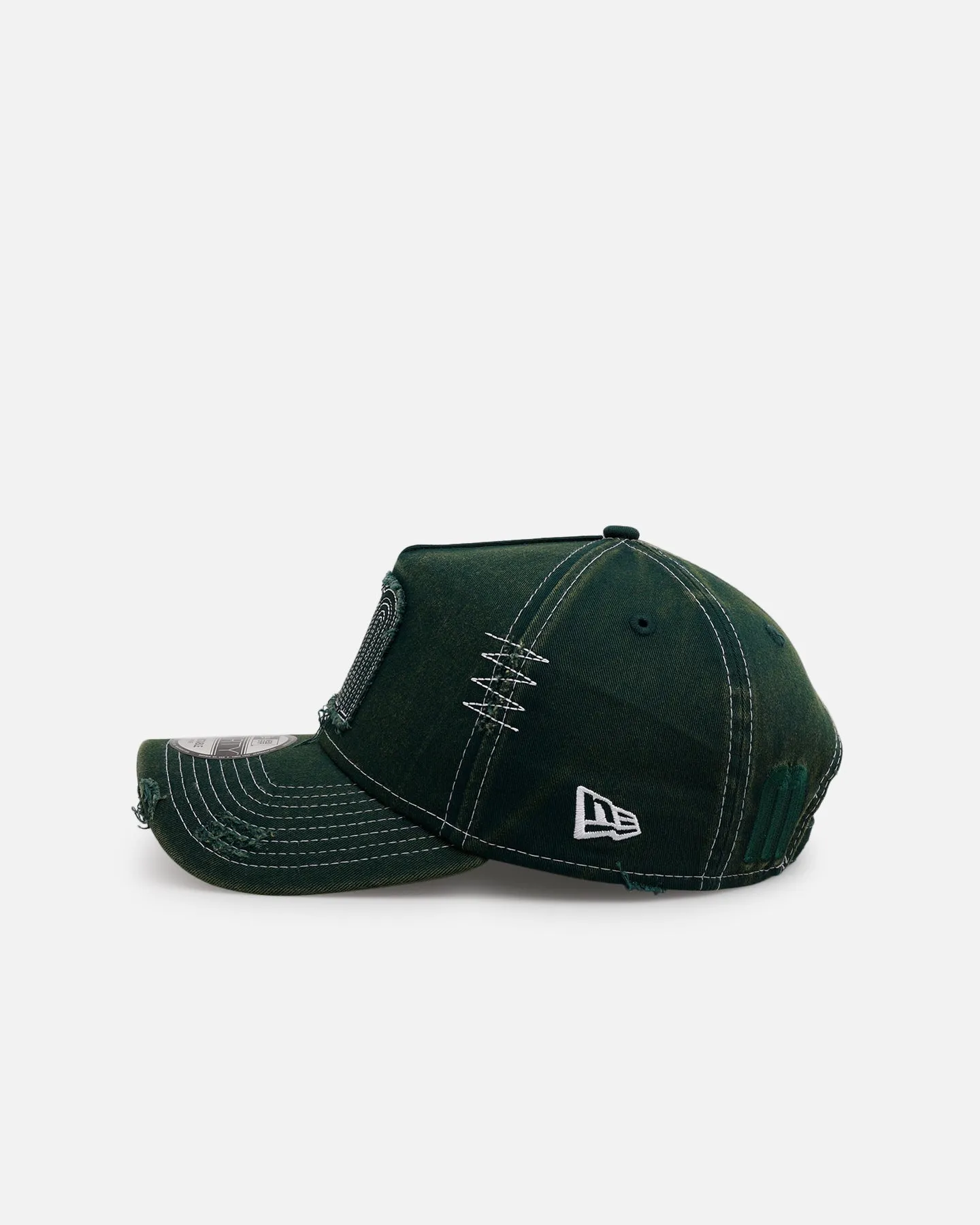New Era Mexico National Baseball Team 'Distressed And Worn' 9FORTY A-Frame Casual Strapback Green sold by Culture Kings product image thumbnail 4
