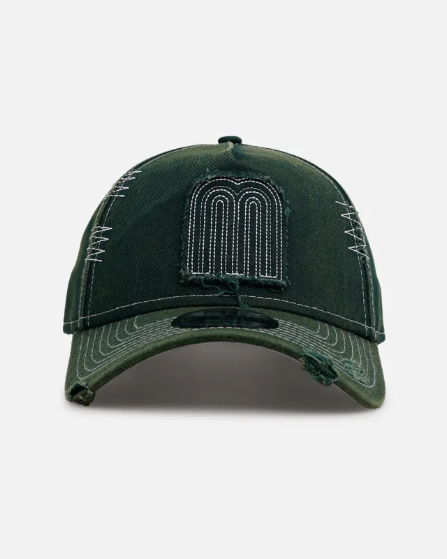 New Era Mexico National Baseball Team 'Distressed And Worn' 9FORTY A-Frame Casual Strapback Green sold by Culture Kings