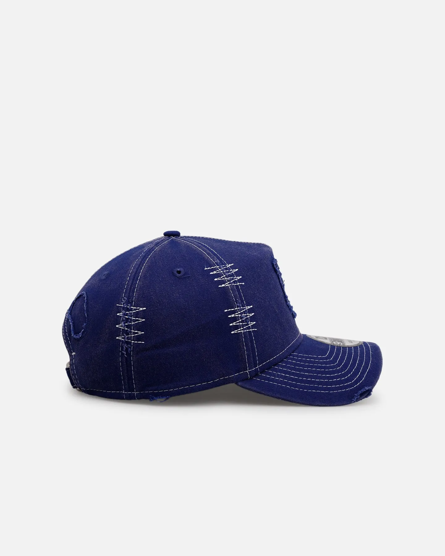 New Era Los Angeles Dodgers 'Distressed And Worn' 9FORTY A-Frame Casual Strapback Blue sold by Culture Kings product image thumbnail 3