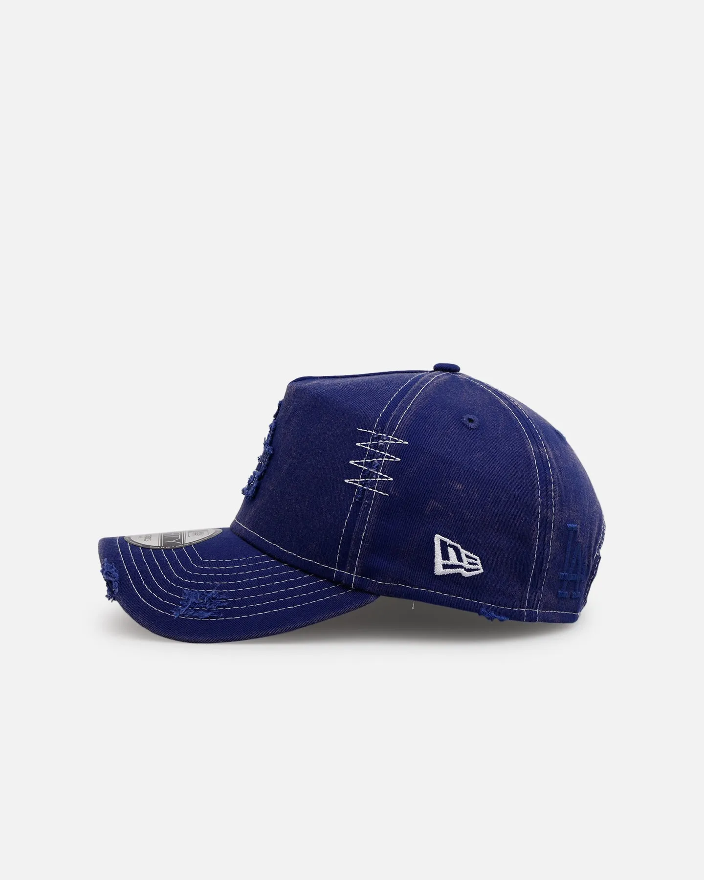 New Era Los Angeles Dodgers 'Distressed And Worn' 9FORTY A-Frame Casual Strapback Blue sold by Culture Kings product image thumbnail 4