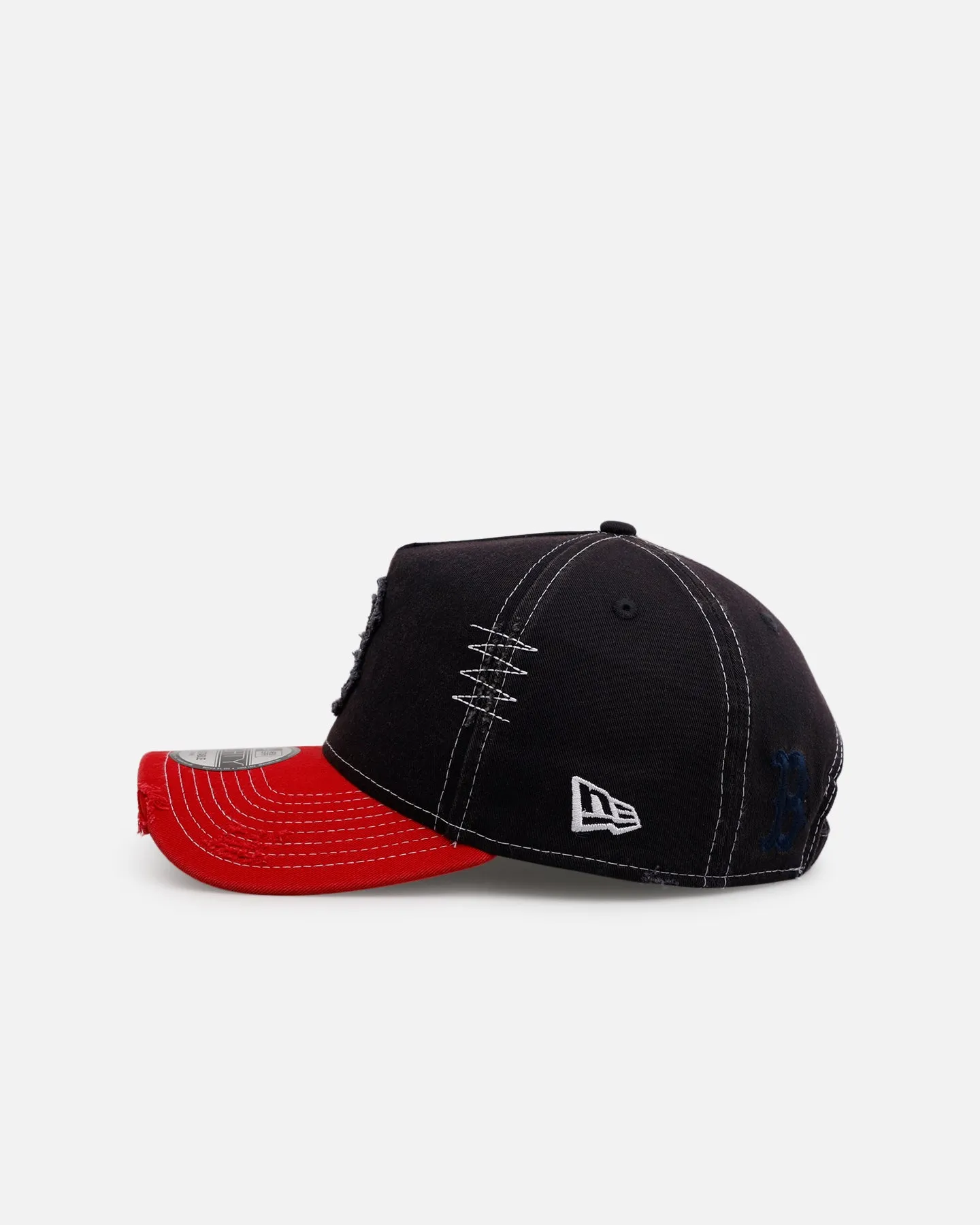 New Era Boston Red Sox 'Distressed And Worn' 9FORTY A-Frame Casual Strapback Navy/Red sold by Culture Kings product image thumbnail 4