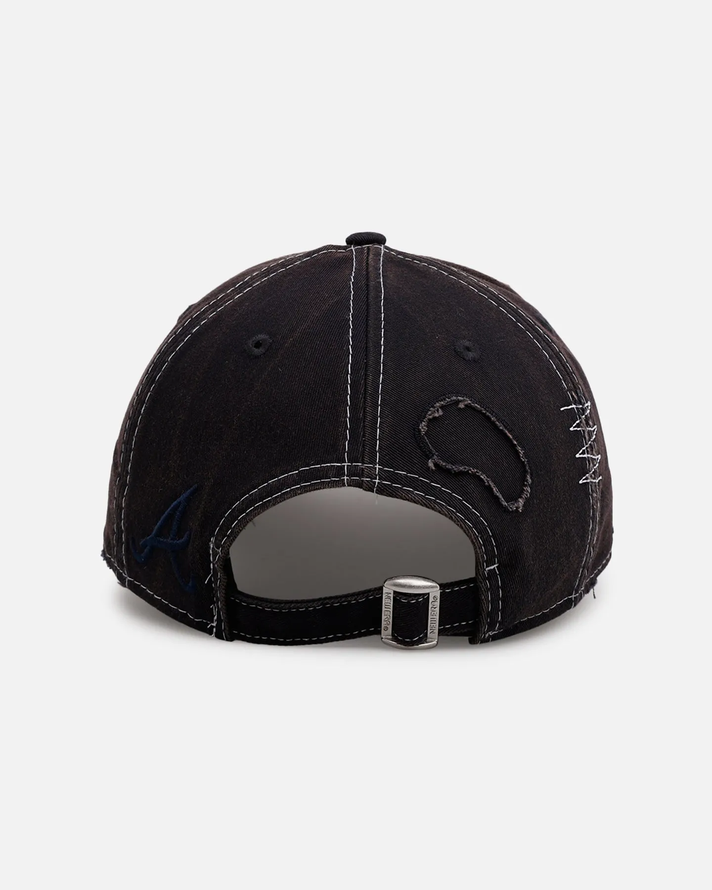 New Era Atlanta Braves 'Distressed And Worn' 9FORTY A-Frame Casual Strapback Navy sold by Culture Kings product image thumbnail 2